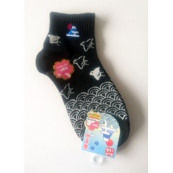 chaussette import directe du japon modèle noir.