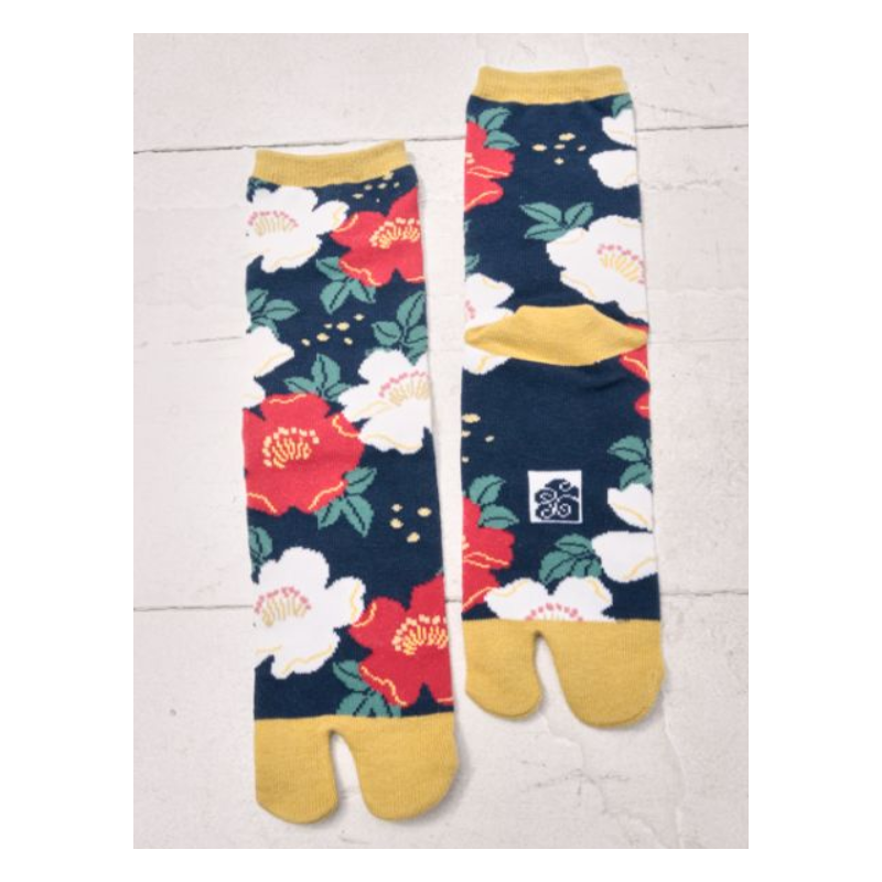 Chaussettes japonaises tabi roses sauvages du Japon