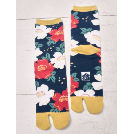 Chaussettes japonaises tabi roses sauvages du Japon