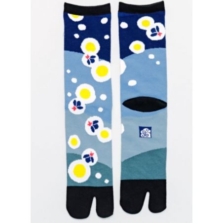 Chaussettes japonaises tabi lucioles