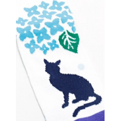 Chaussettes japonaises tabi hortensia Kaya fait main à Nara Japon