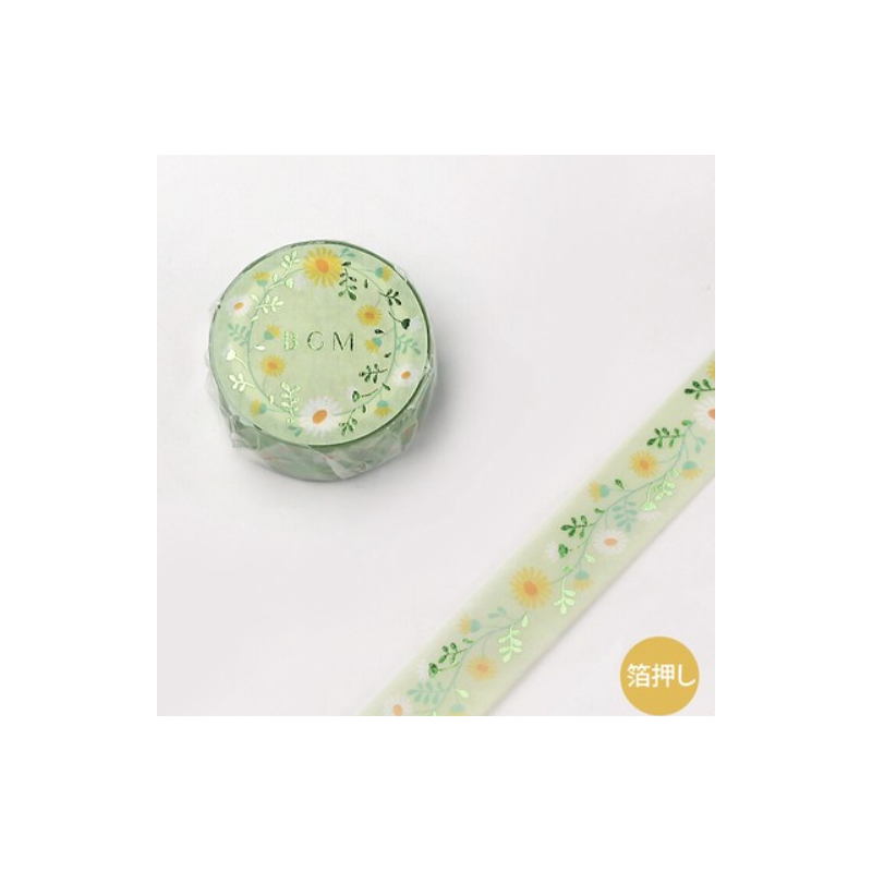 Washi tape Fleurs poussins BGM