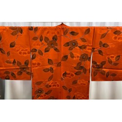 Shimmering orange haori