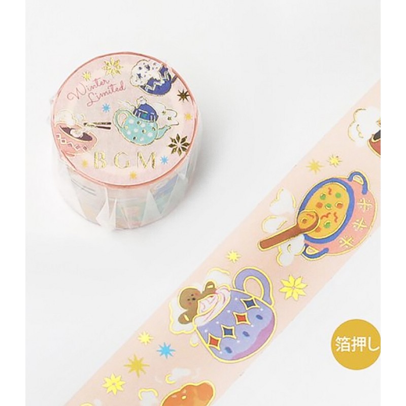 Washi tape winter table BGM Winter limited collection