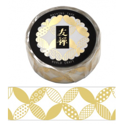 Gold Yuzen Washi tape World Craft