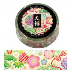 Temari Yuzen Washi tape World Craft