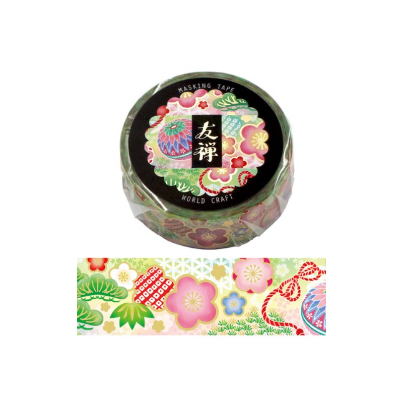 Temari Yuzen Washi tape World Craft