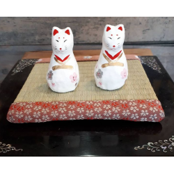 Kitsune No Yomeiri Ichinomiya Hariko Artisanat Japon