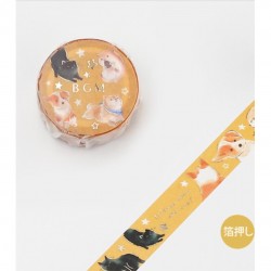 Washi tape Zoo Animaux de compagnie BGM papeterie japonaise