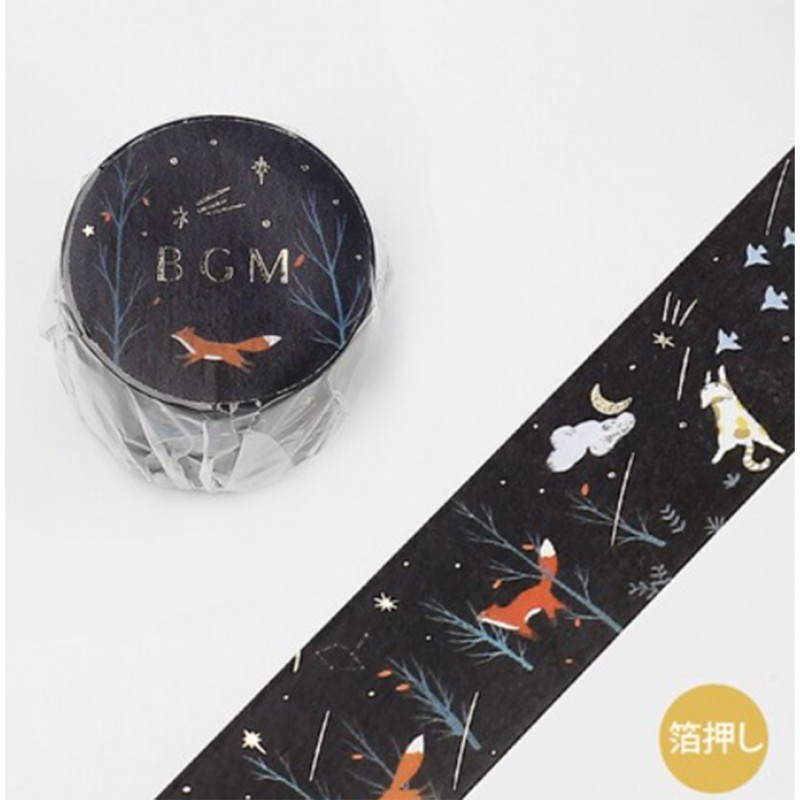 Washi tape Tale: Night of shooting stars japanese stationery BGM