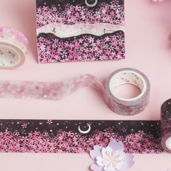 Washi tape Moonlight Sakura japonais papeterie Japon moon