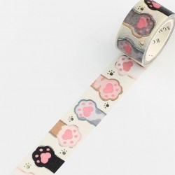 Washi tape Pattes de chats Japon BGM 2021