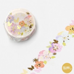 Washi tape BLOSSOM SUMMER LIMITED BGM 2021 Japan stationery