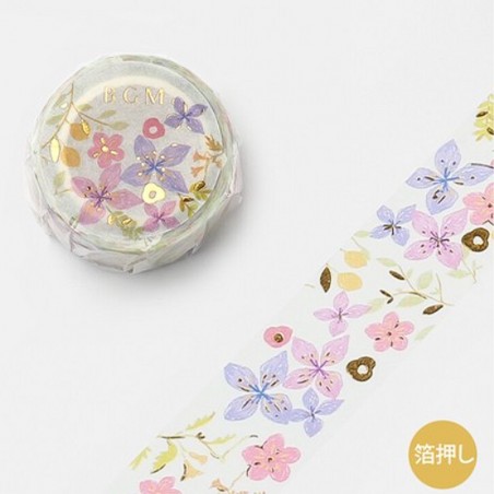 Washi tape Ink Botanical japanese stationery 2021