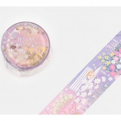 Washi tape firefly garden...